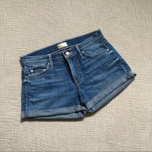 MOTHER Denim Shorts Size 25